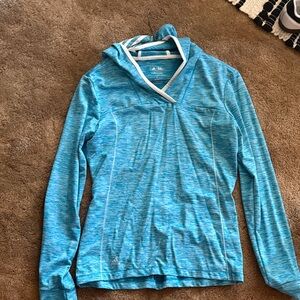 Adidas Light Blue Pullover Hoodie